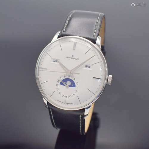 JUNGHANS Meister Kalender Herrenarmbanduhr Referenz 027/4200...