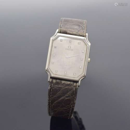 OMEGA seltene Armbanduhr Referenz 191923 BZ in Platin, Schwe...