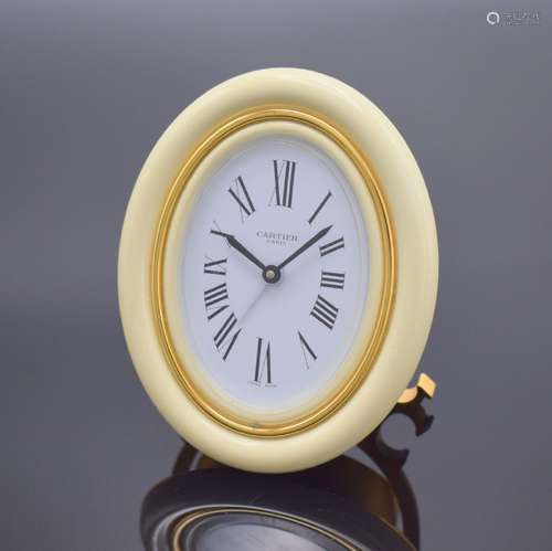 CARTIER Paris Tischwecker Serie Baignoire Referenz 7519, Sch...