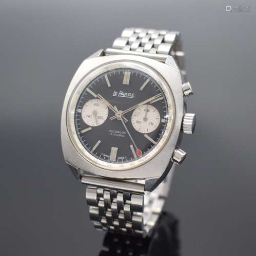 LE PHARE Armbandchronograph Referenz 624105, Handaufzug, Sch...