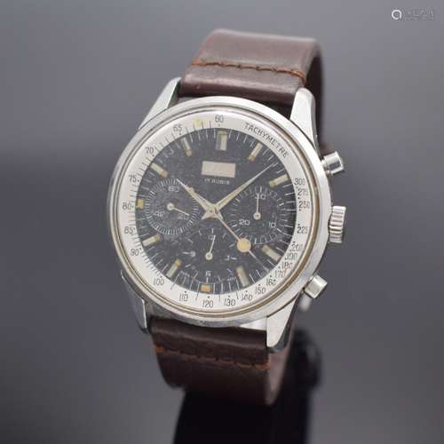 SCHILD 4072B Armbandchronograph Valjoux 72 in Stahl, Schweiz...