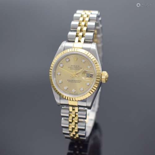 ROLEX Datejust Referenz 69173 Damenarmbanduhr in Stahl/Gold,...