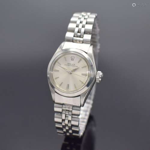 ROLEX Oyster Perpetual Damenarmbanduhr in Stahl, Schweiz um ...