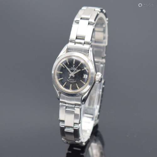 TUDOR Princess Oysterdate Damenarmbanduhr am Rolex Nietenban...