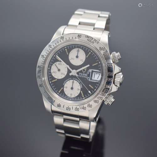 TUDOR seltener "Big Block" Armbandchronograph Oyst...