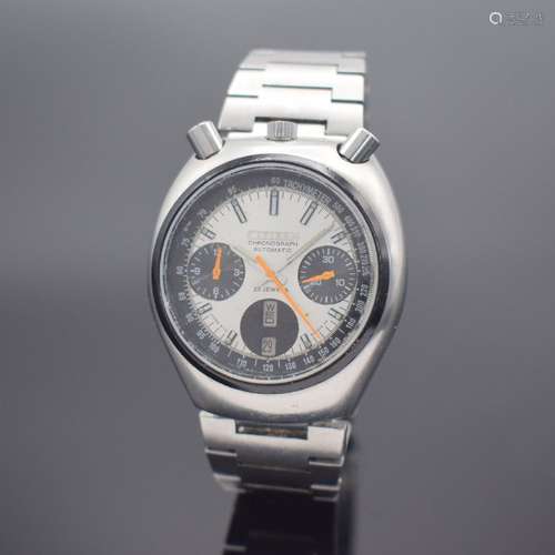 CITIZEN Armbandchronograph mit Fly-Back sog. Bullhead, Japan...