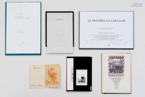 Ensemble de livres d'artistes et éditions originales  Compre...