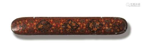 【R】A Zand lacquer penbox (qalamdan) Persia, mid-18th Century