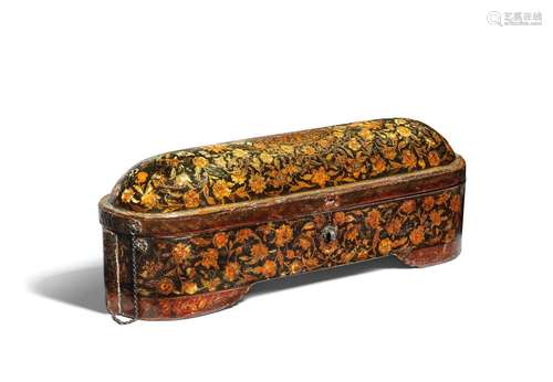 【†】A rare Ottoman lacquer papier-mâché Pencase Turkey, late ...