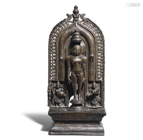 【*】A Jain brass shrine Karnataka, 17th Century