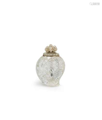 A Mughal rock crystal scent bottle North India, 18th/ 19th C...