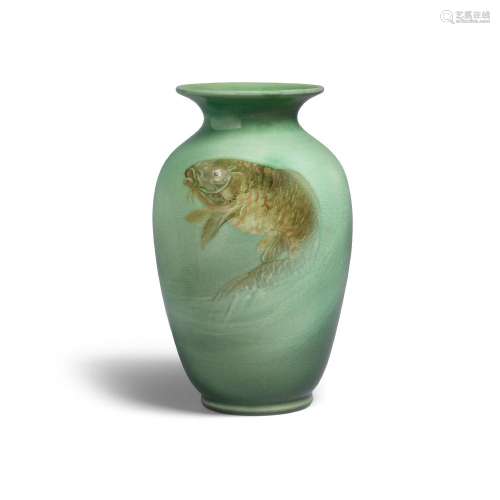 ROOKWOOD POTTERY (ESTABLISHED 1880) Fish Vase1899decorated b...