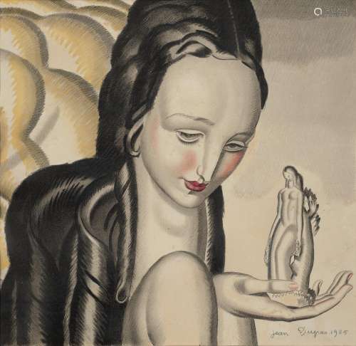 JEAN-THÉODORE DUPAS (1882-1964) Étude pour 'Le Palais de la ...