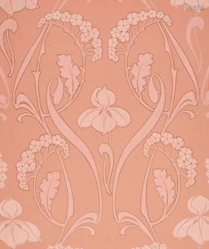 FRENCH Group of Twenty Art Nouveau Wallpaper and Textile Des...