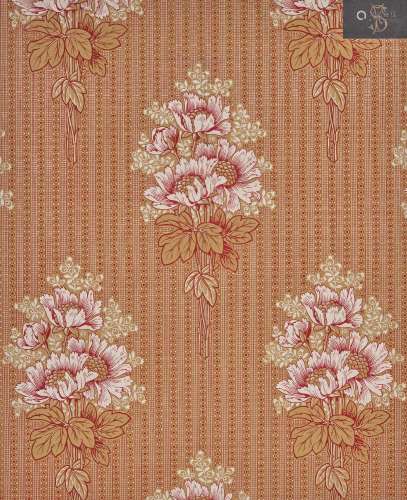 FRENCH Group of Ten Art Nouveau Wallpaper and Textile Design...