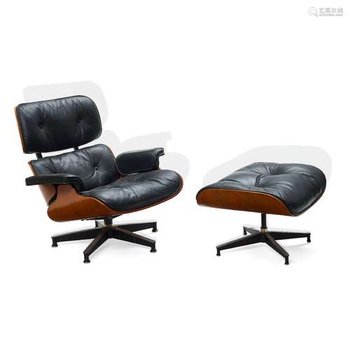 【W】CHARLES (1907-1978) & RAY EAMES (1912-1988) 670 Loung...