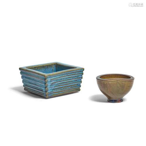 WILHELM KÅGE (1889-1960) Bowl and Square Vessel1930sfor Gust...