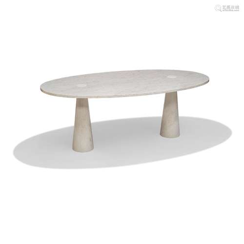 【W】ANGELO MANGIAROTTI (1921-2012) Eros Dining Table1970sCarr...