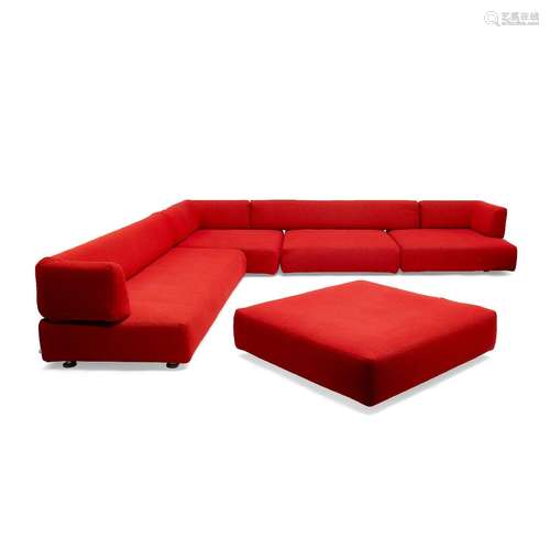 【W】FRANCESCO BINFARE (BORN 1939) Five Piece Modular Sectiona...