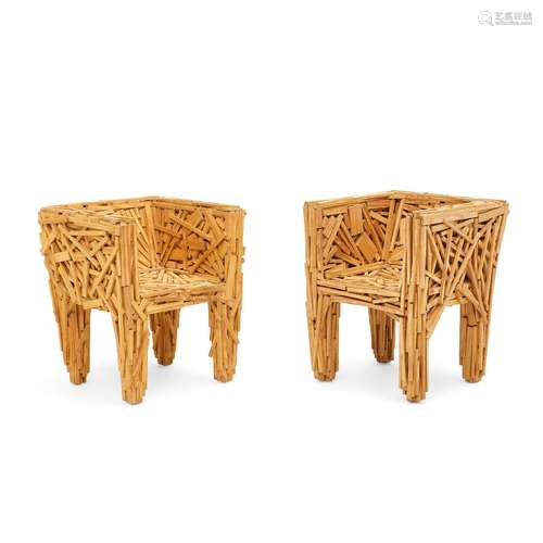 【W】CAMPANA BROTHERS (FOUNDED 1983) Pair of Favela Chairsdesi...