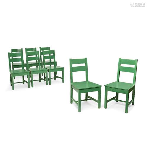 【W】ROY MCMAKIN (BORN 1965) Custom Set of Eight Plain Chairs1...