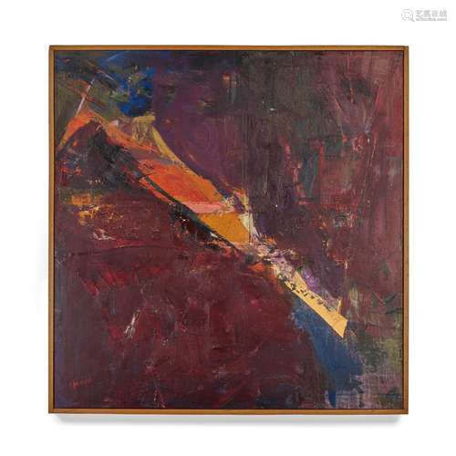 AKIO KOBAYASHI (BORN 1929) Untitled (Abstraction)oil on canv...