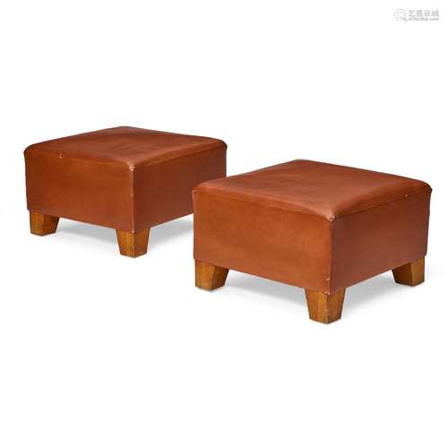 【W】ROY MCMAKIN (BORN 1965) Custom Pair of Ottomans1993for Do...