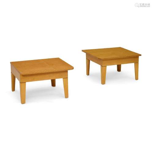【W】ROY MCMAKIN (BORN 1965) Companion Pair of Side Tables1990...