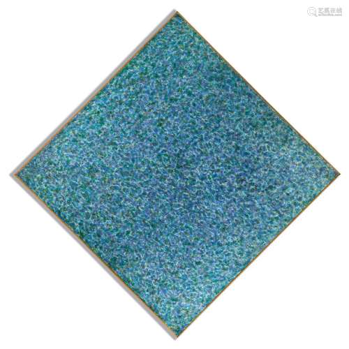 【W】ARTHUR HOLMAN (1926-2015) Blue Diamond1960oil on canvas, ...