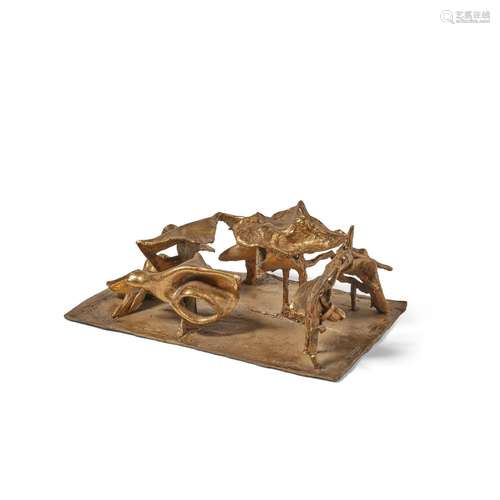 ABBOTT PATTISON (1916-1999) Untitled (Figural Group)bronze w...