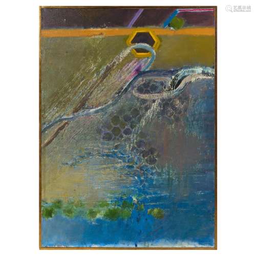 【W】ARTHUR OKAMURA (1932-2009) Sea Moons1960oil on canvas, si...