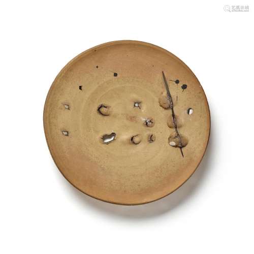 PETER VOULKOS (1924-2002) Charger1973stoneware with porcelai...