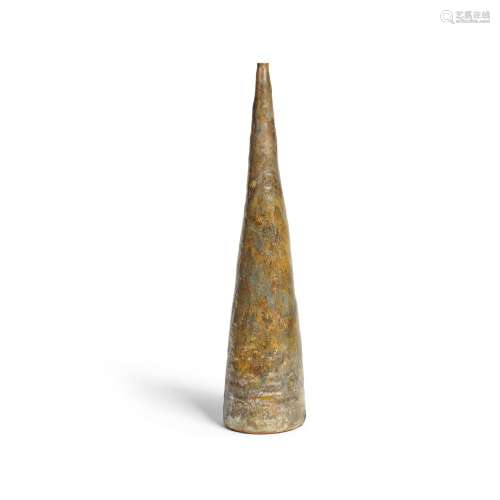 BEATRICE WOOD (18931998)  Tall Conical Vase iridescent-glaze...