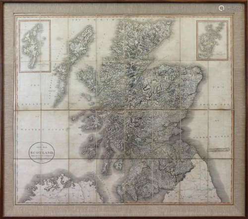 A Vintage Map of Scotland