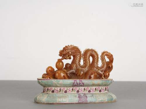 Chinese Antique Tianhuang Dragon