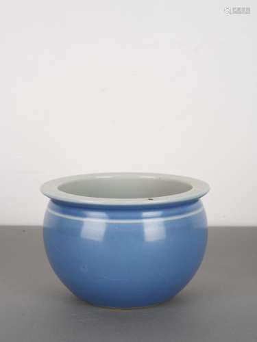 Chinese Blue Glaze Jar