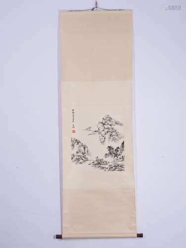 Soong Meiling Landscape, Hanging scroll