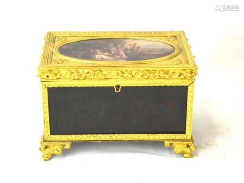 European Bronze & Miniature Box