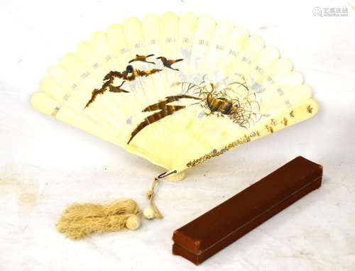 Fine Japanese Carved Fan