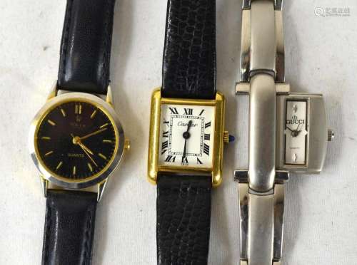 Three Vintage Possible Replica Wrist Watches
