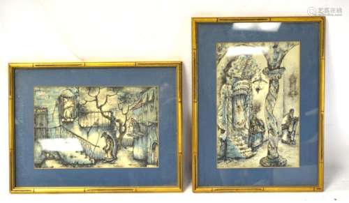 Two Framed Jewish Prints