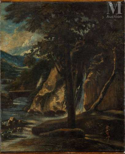 Ecole Italienne du XVIII ème, suiveur de Salvator Rosa