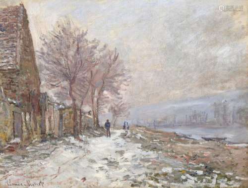 CLAUDE MONET (1840-1926) Lavacourt, l'hiver