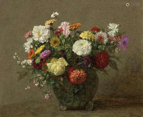 HENRI FANTIN-LATOUR (1836-1904) Bouquet de jardin