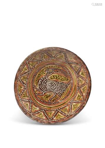 A NISHAPUR CONICAL POTTERY BOWL IRAN, 10TH CENTURY