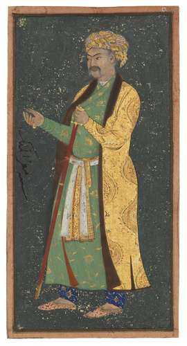 PORTRAIT OF MU'IZZ AL-MULK PERSIAN OR TURKISH ARTIST IN THE ...