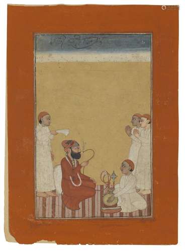 RAJA SHAMSHER SEN OF MANDI MANDI, NORTHERN INDIA, 1770-80