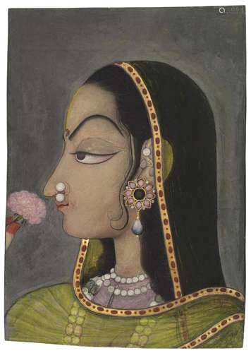 BANI THANI KISHANGARH, RAJASTHAN, INDIA, CIRCA 1770