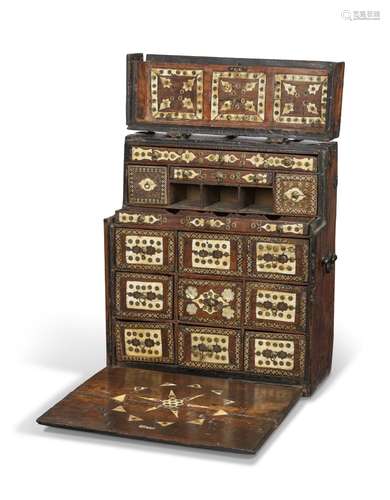 AN INLAID JEWELLER'S CHEST OTTOMAN TURKEY, 17TH CENTURY