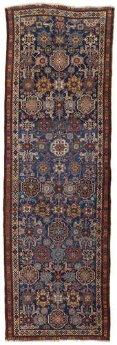 A CAUCASIAN LONG RUG SOUTH CAUCASUS, LATE 19TH CENTURY